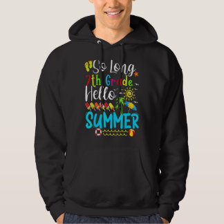 So Long 7. Klasse Hallo Sommer Lehrer Student Kind Hoodie