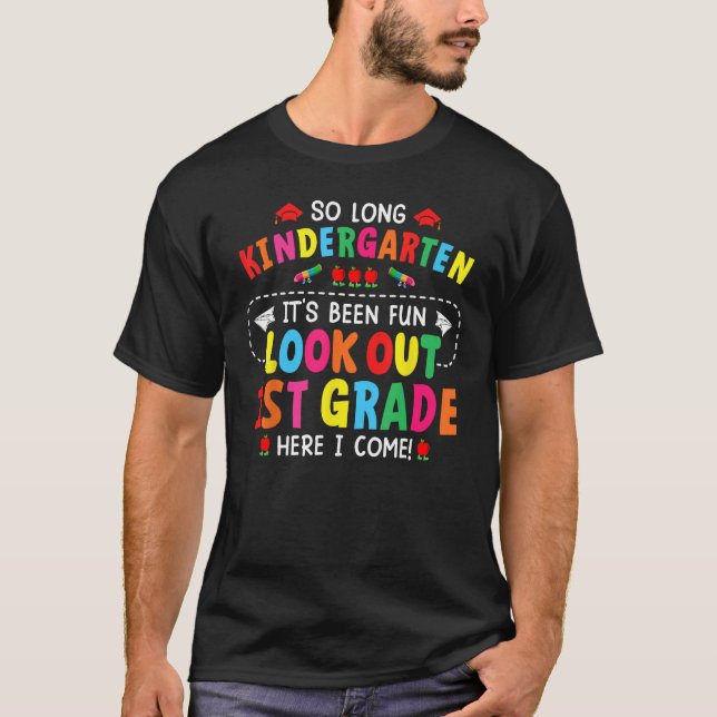 So Long Kindergarten Abschluss 1ST Hier Kinder Tee (Vorderseite)