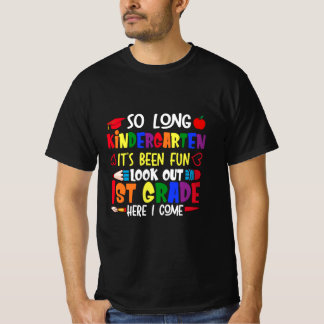 So Long Kindergarten Erste Klasse Lehrer T-Shirt