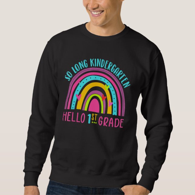 So Long Kindergarten Hallo Sommerlehrer Student Sweatshirt (Vorderseite)