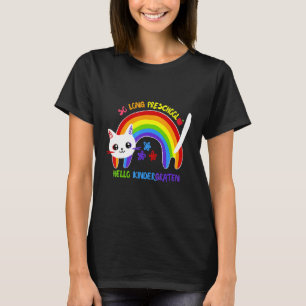 So Long Preschool Hello Kindergarten Pre K Cat Gra T-Shirt