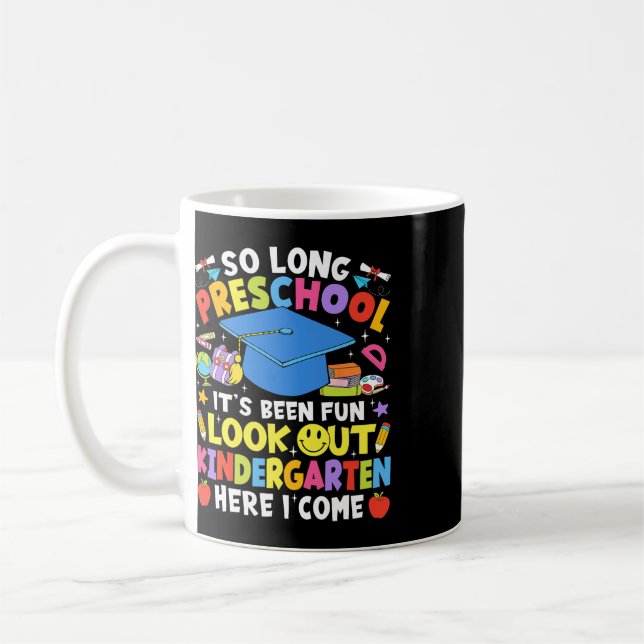 So Long Vorschul-Abschluss Kindergarten Hier komme Kaffeetasse (Links)