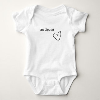 "So Love" Baby Bodysuit Strampler
