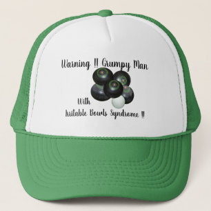 So lustig irritable Lawn Bowls Man, Truckerkappe