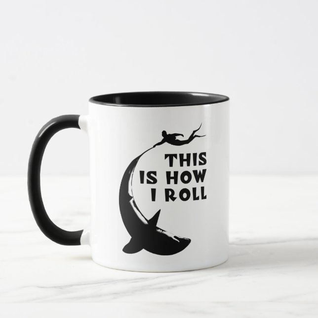 So mache ich - tauchen mit dem Hai Tasse (Links)