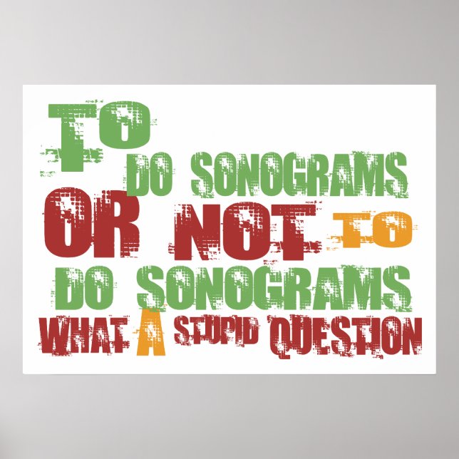 So machen Sie Sonogramme Poster (Vorne)