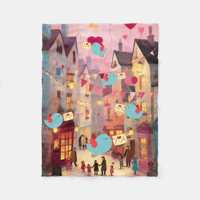 SO MANY VALENTINES FOR DELIVERY FLEECEDECKE (Vorderseite)