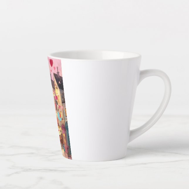 SO MANY VALENTINES FOR DELIVERY Latte Mug Milchtasse (Rechts)
