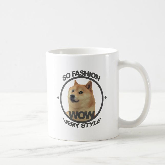 So Mode, so Doge Kaffeetasse (Rechts)