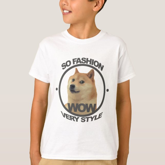 So Mode, so Doge T-Shirt (Vorderseite)