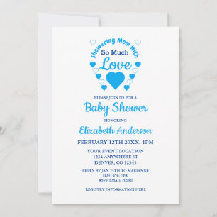 So Much Love Baby Shower Einladung