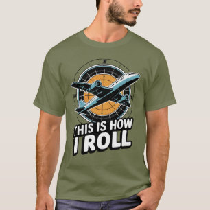 So nehme ich das Flugzeug Pilot Aviation Cockpit T-Shirt