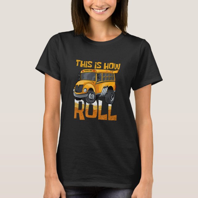 So nehme ich den Bus der Fahrzeugschule T-Shirt (Vorderseite)