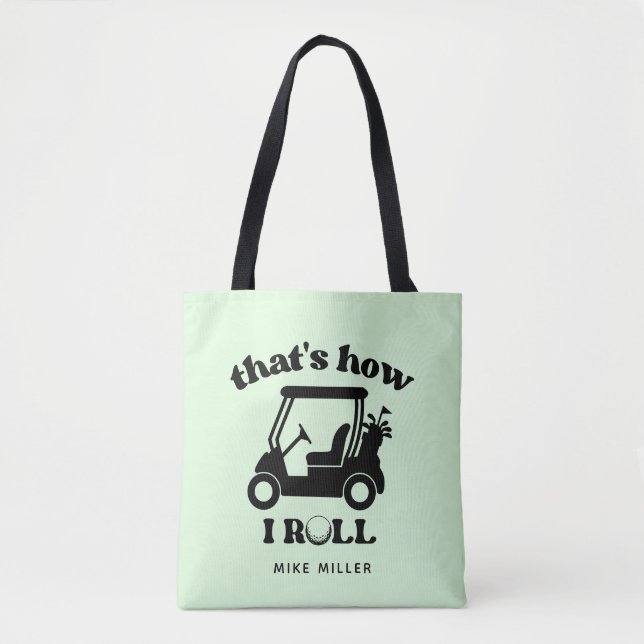 So nehme ich Golf Cart Golfer Vater Tasche (Vorderseite)
