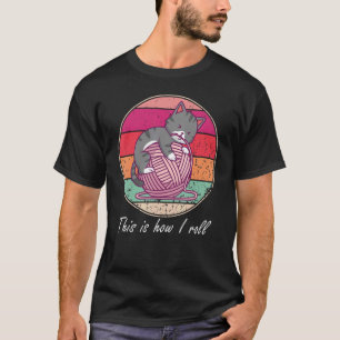 So nehme ich Katzenspielen mit Wollkatzenjacke T-Shirt