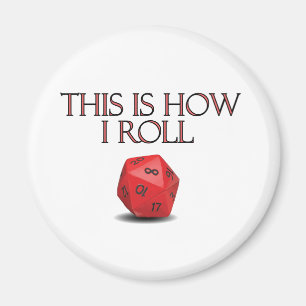 So nehme ich lustige RPG Würfel Magnet