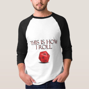 So nehme ich lustige RPG Würfel T-Shirt