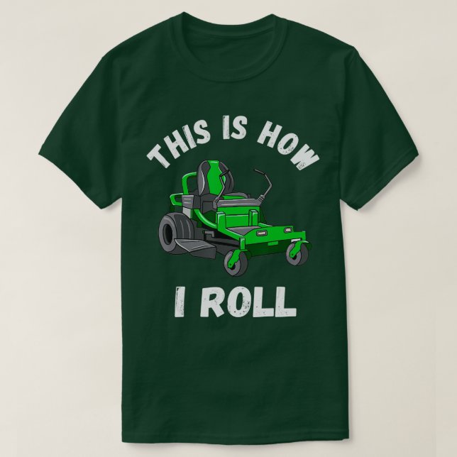 So nehme ich Rasenmäher Gardener L T-Shirt (Design vorne)