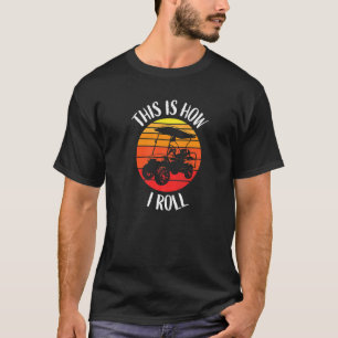 So nehme ich Retro Sunset Golf Cart Spaß T-Shirt
