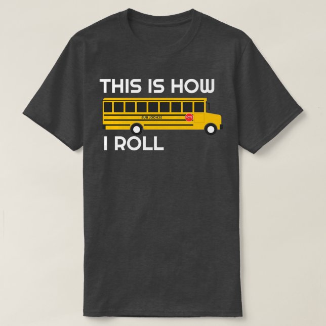 So nehme ich Schulbusfahrerbewertung T-Shirt (Design vorne)