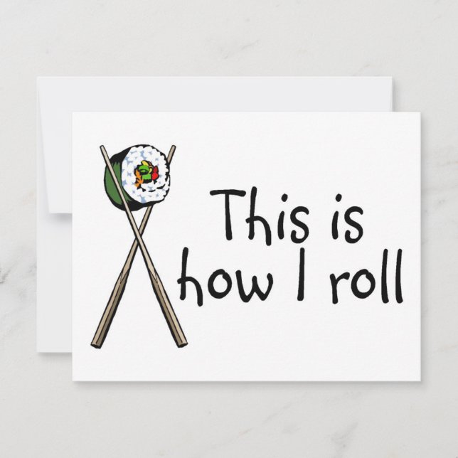 So nehme ich Sushi (Vorderseite)