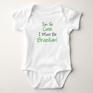 So Niedlich muss Brasilianer sein Baby Strampler