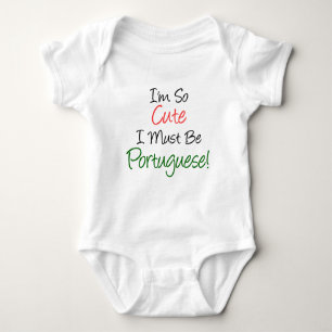 So Niedlich muss Portugiesen Baby Strampler