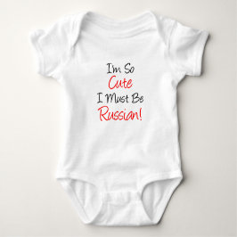 So Niedlich muss Russland sein Baby Strampler