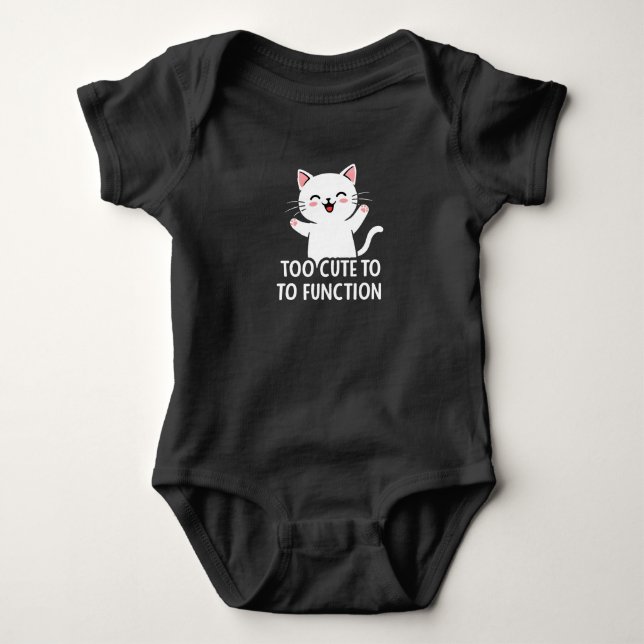 So niedlich zu funktionieren baby strampler (Vorderseite)