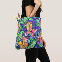 So niedliche Aquarellmalerei Butterflies Blau