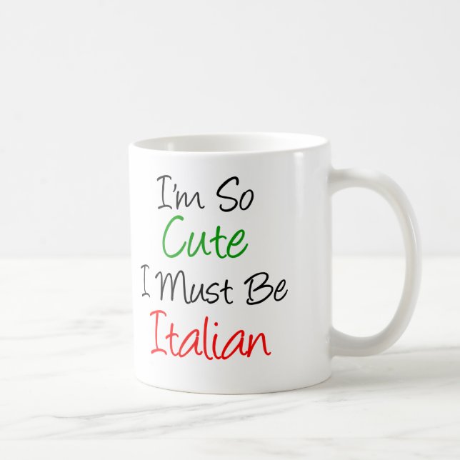 So Niedliche italienische Tasse (Rechts)