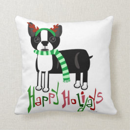 So niedlicher Feiertags-Hund Kissen