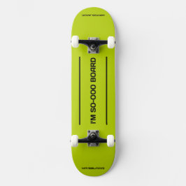 ...SO-OOO-BOARD-Skateboard: Zitrone Skateboard