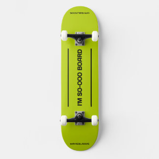 ...SO-OOO-BOARD-Skateboard: Zitrone Skateboard