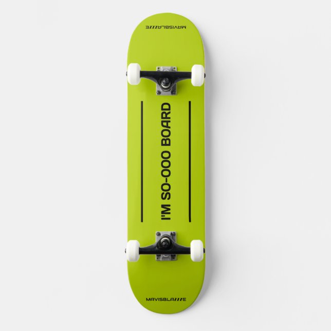 ...SO-OOO-BOARD-Skateboard: Zitrone Skateboard (Vorderseite)