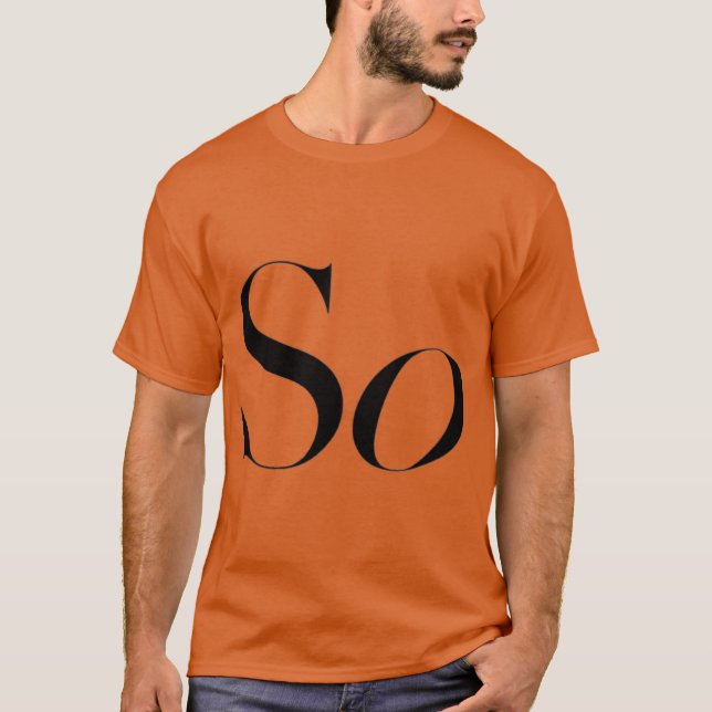 So retro T-Shirt (Vorderseite)