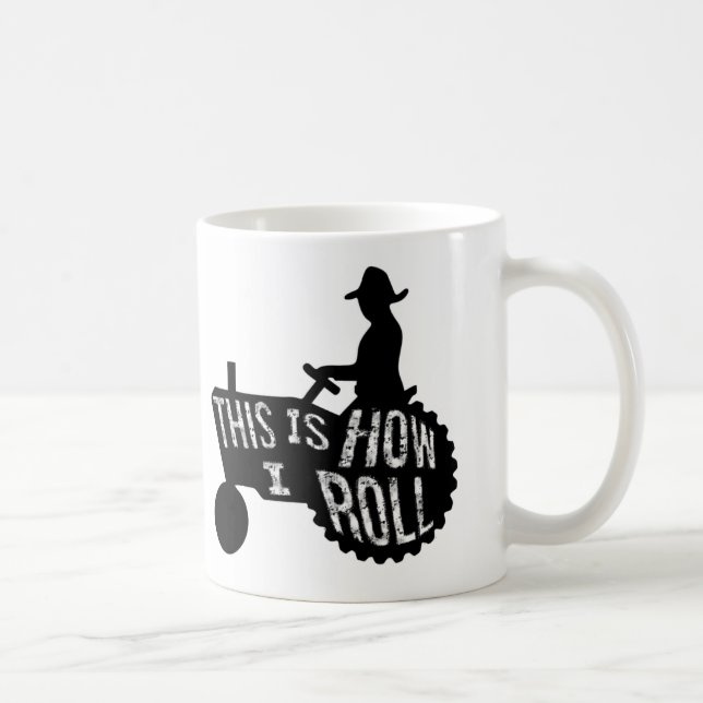 So Roll-Bauer-Stil Tasse (Rechts)