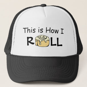 So Roll Cartoon Cinnamon Roll Funny Bun Truckerkappe
