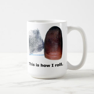 So Roll - Fingerprint Tasse