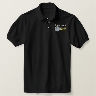 So Roll ich Bowling besticktes Shirt