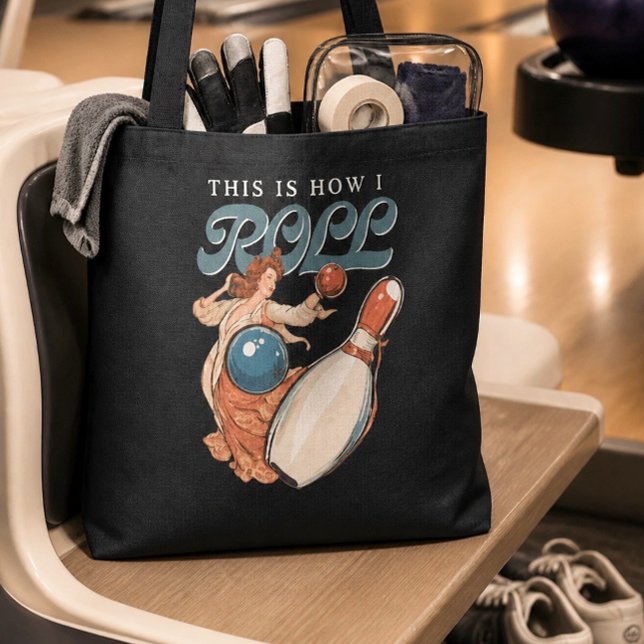 So Roll ich Bowling Tote Bag Tasche (Von Creator hochgeladen)