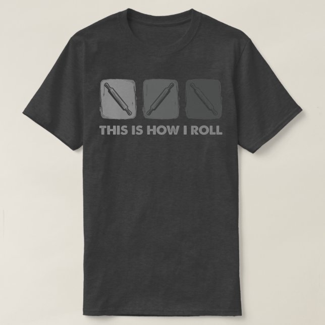 So Roll ich, Brot backen 2702 T-Shirt (Design vorne)