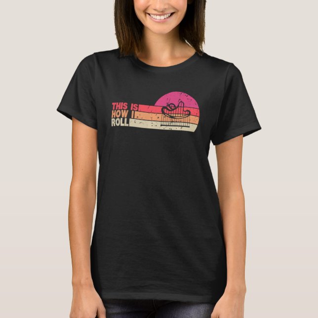 So Roll ich Golf Roller Untersetzer Funny Retro T-Shirt (Vorderseite)