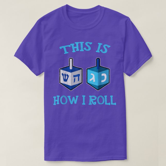 So Roll ich Hanukkah Dreidels Champion Game T-Shirt (Design vorne)