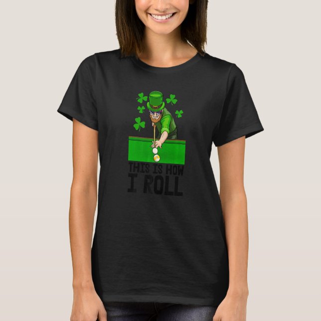 So Roll ich Irish Pool Men St Patricks Iris T-Shirt (Vorderseite)