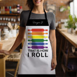 So Roll ich - LGBTIQ Flags Farbe Schürze<br><div class="desc">🎨 "Das ist, wie ich Roll!" 🏳️  diese Schürze ist es, all den Stolz mit dem vollkommenen Farbspritzen zu servieren. Ob Backen, Grillen oder einfach nur die Küche besitzen, warum nicht laut und stolz machen? ✨ Sie bereit, stilvoll zu kochen und Ihre wahren Farben zu zeigen? 🍳 💛 Diese...</div>