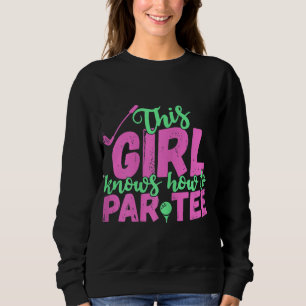 So Roll ich lustige Golf Cart Retro Golfer Sweatshirt