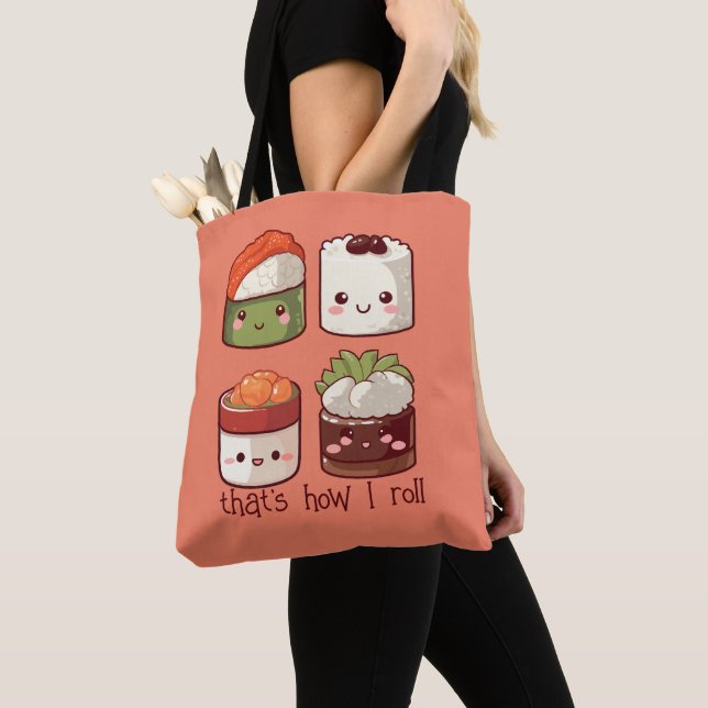 So Roll ich Niedlich Kawaii Sushi Tasche (Von Nahem)