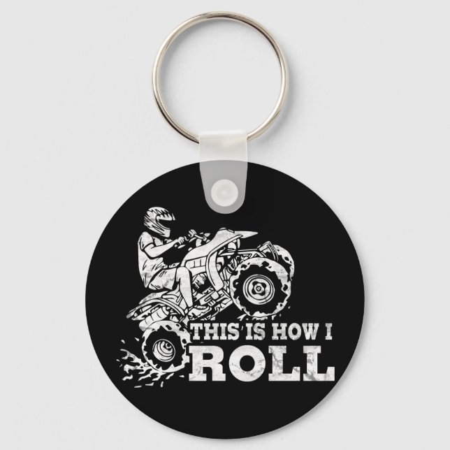 So rolle ich - ATV (All Terrain Vehicle) Schlüsselanhänger (Vorderseite)