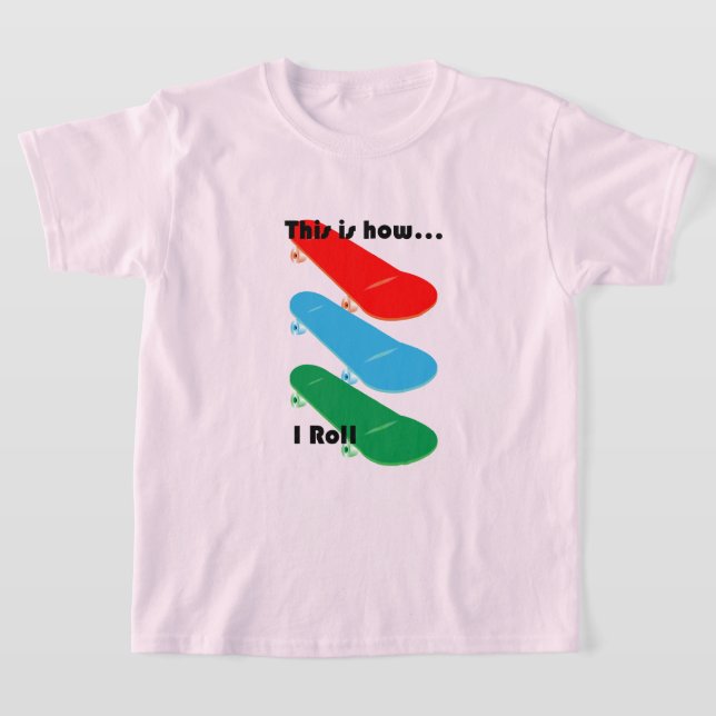 So rolle ich Design - Kids' Basic T - Shirt (Ablage )